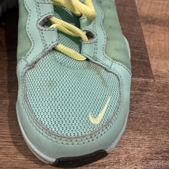 Nike Flex Trainer 2 Aqua Volt 7.5 Walking Running Cross Training Gym READ - Picture 3 of 12